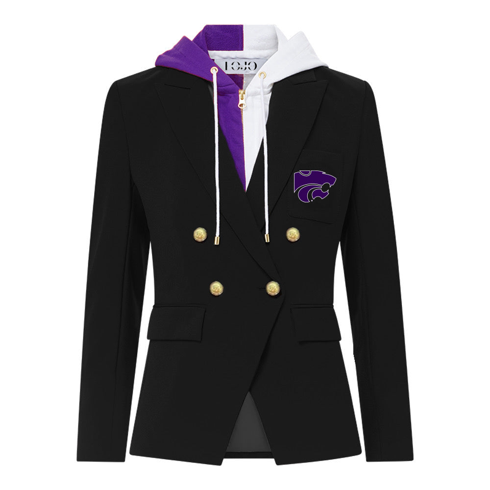 Kansas State Hooded Blazer Jacket | lojobands