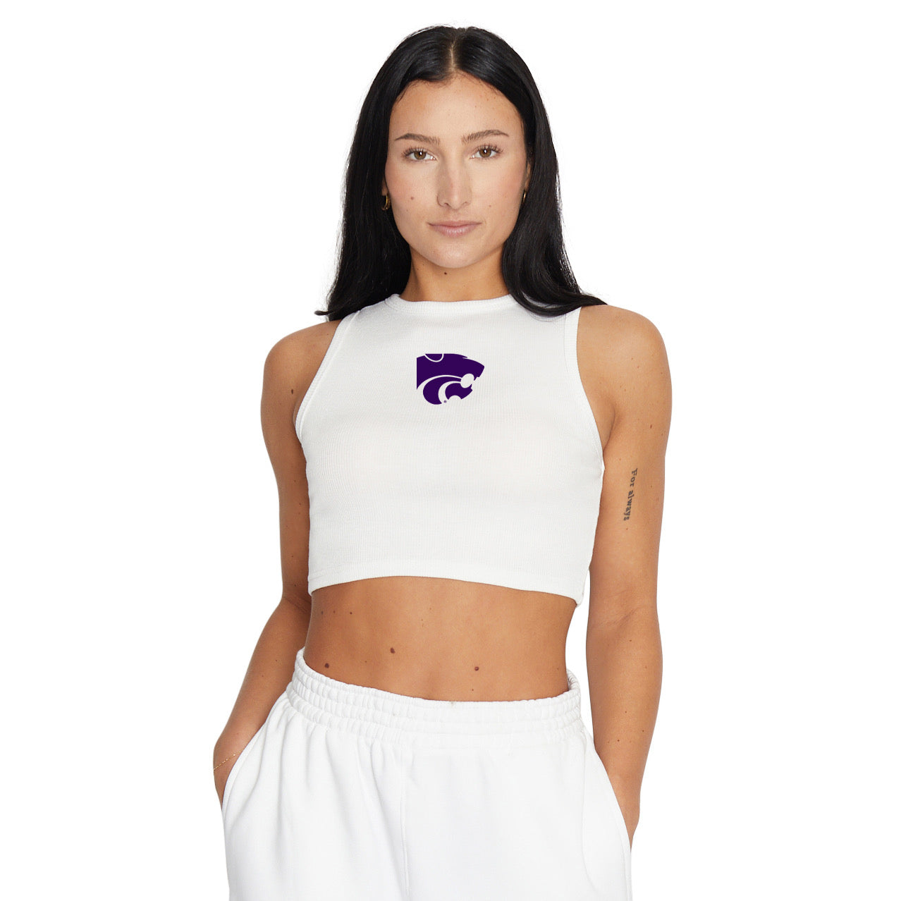 Kansas State Touchdown Ribbed Tank | lojobands