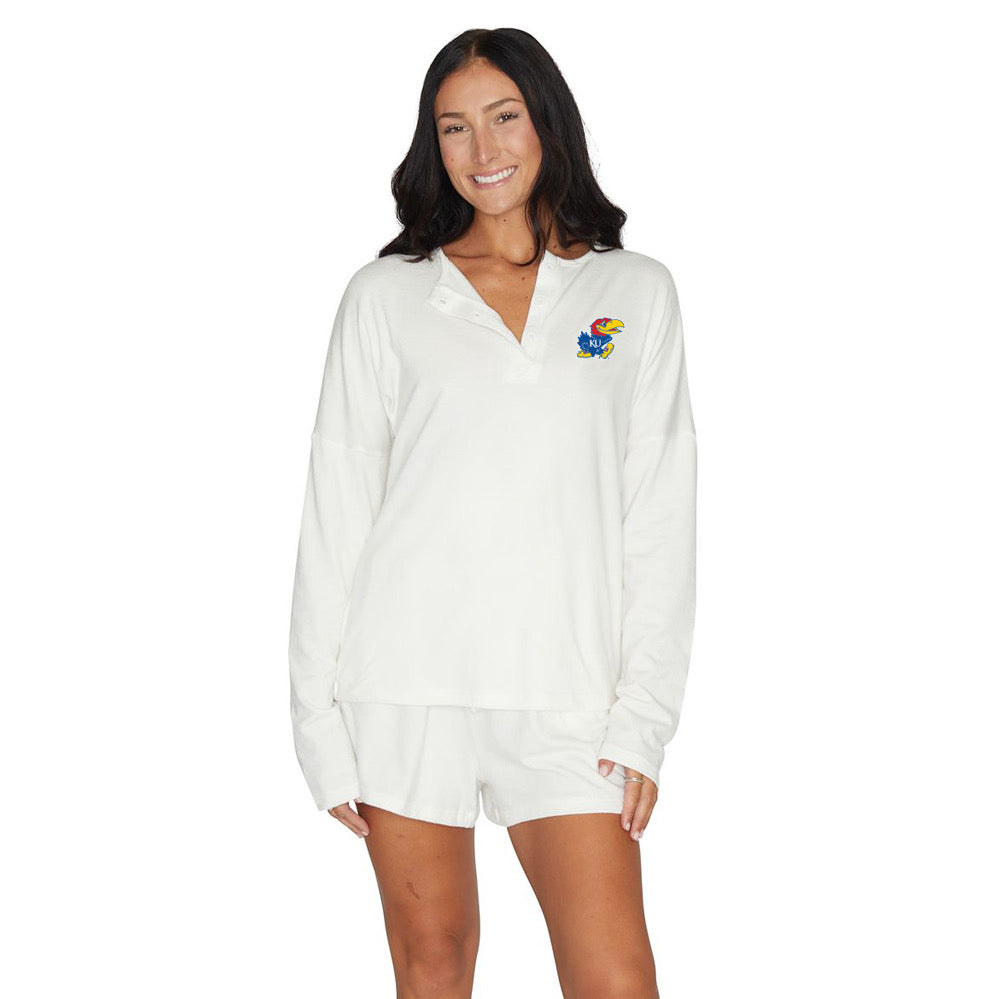 Kansas Jayhawks Knit Set | lojobands