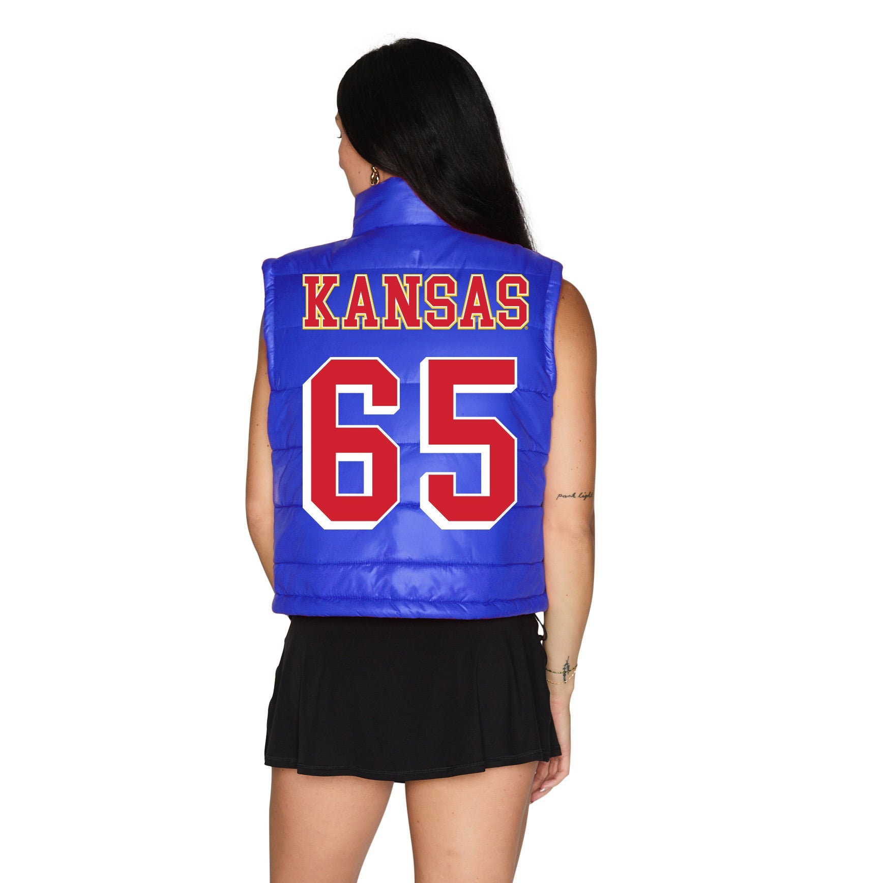 Kansas Jayhawks Puffer Vest | lojobands 2