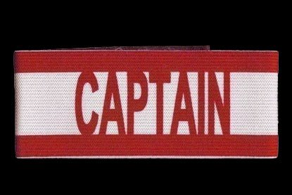 Kwik Goal International Captain's Band Red 1