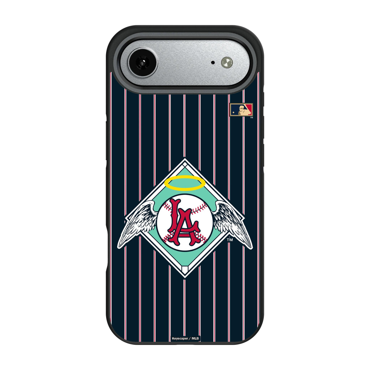 LA Angels 1961-1965 - Cooperstown Collection Pinstripe Bump Phone Case 9