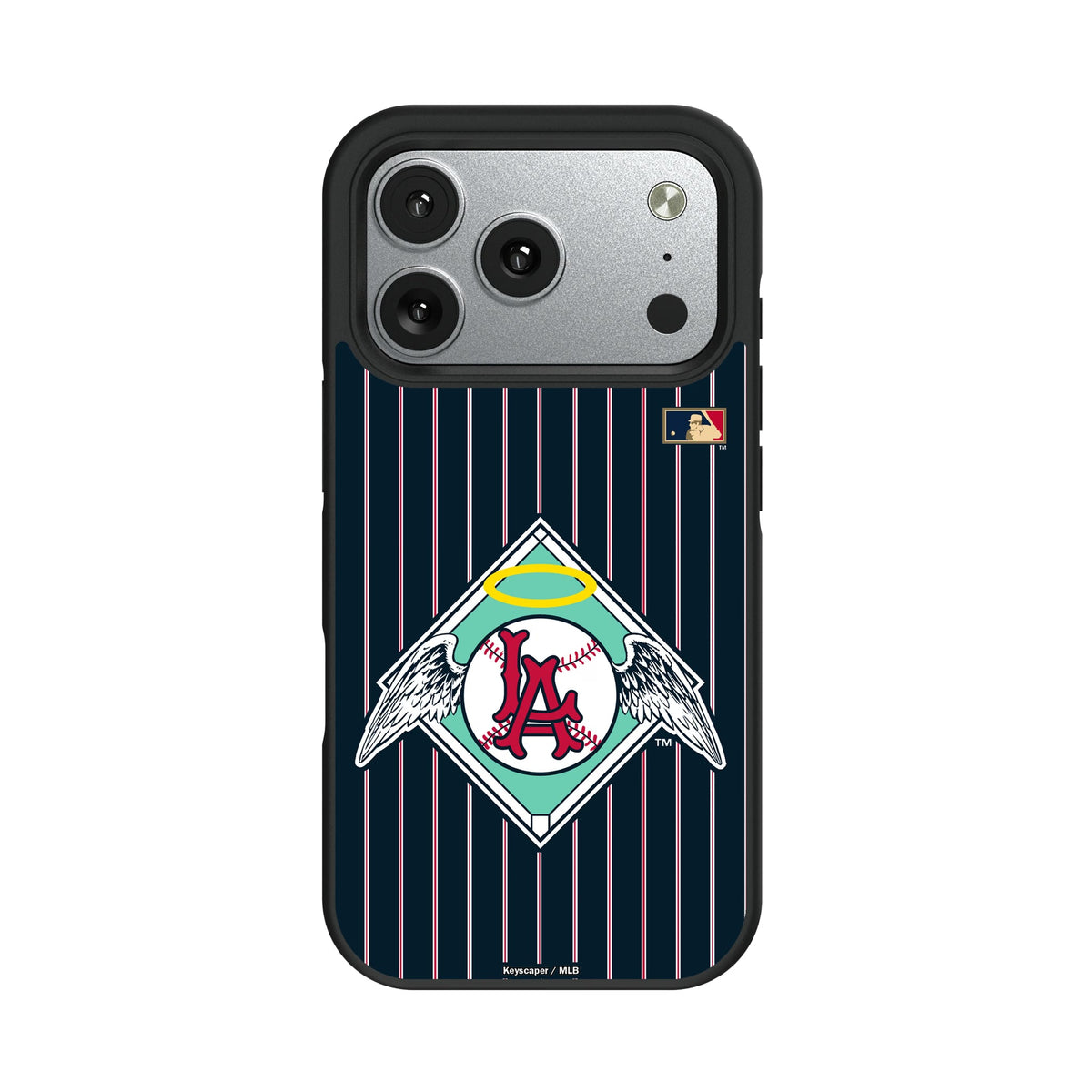 LA Angels 1961-1965 - Cooperstown Collection Pinstripe Bump Phone Case 10