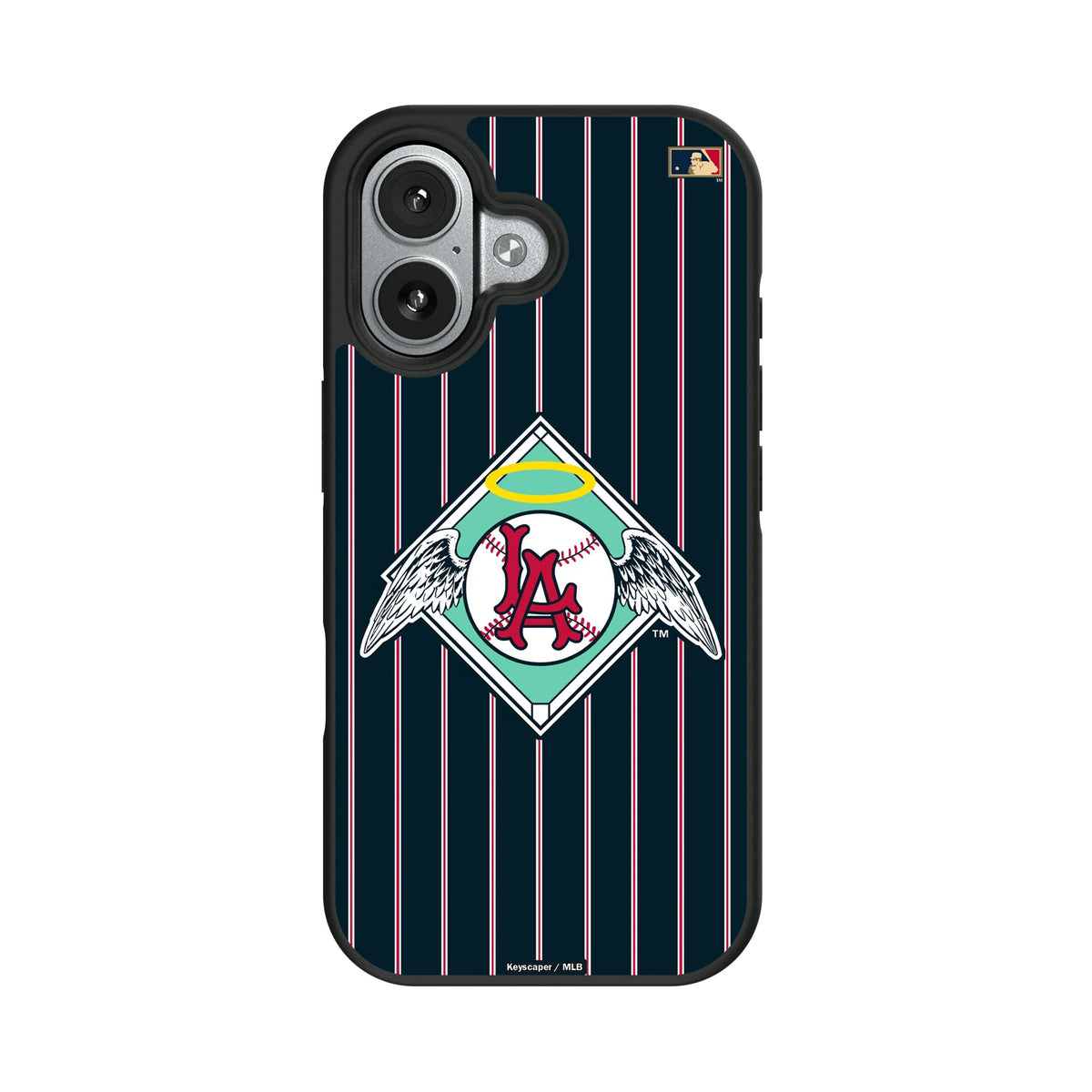 LA Angels 1961-1965 - Cooperstown Collection Pinstripe Bump Phone Case 8