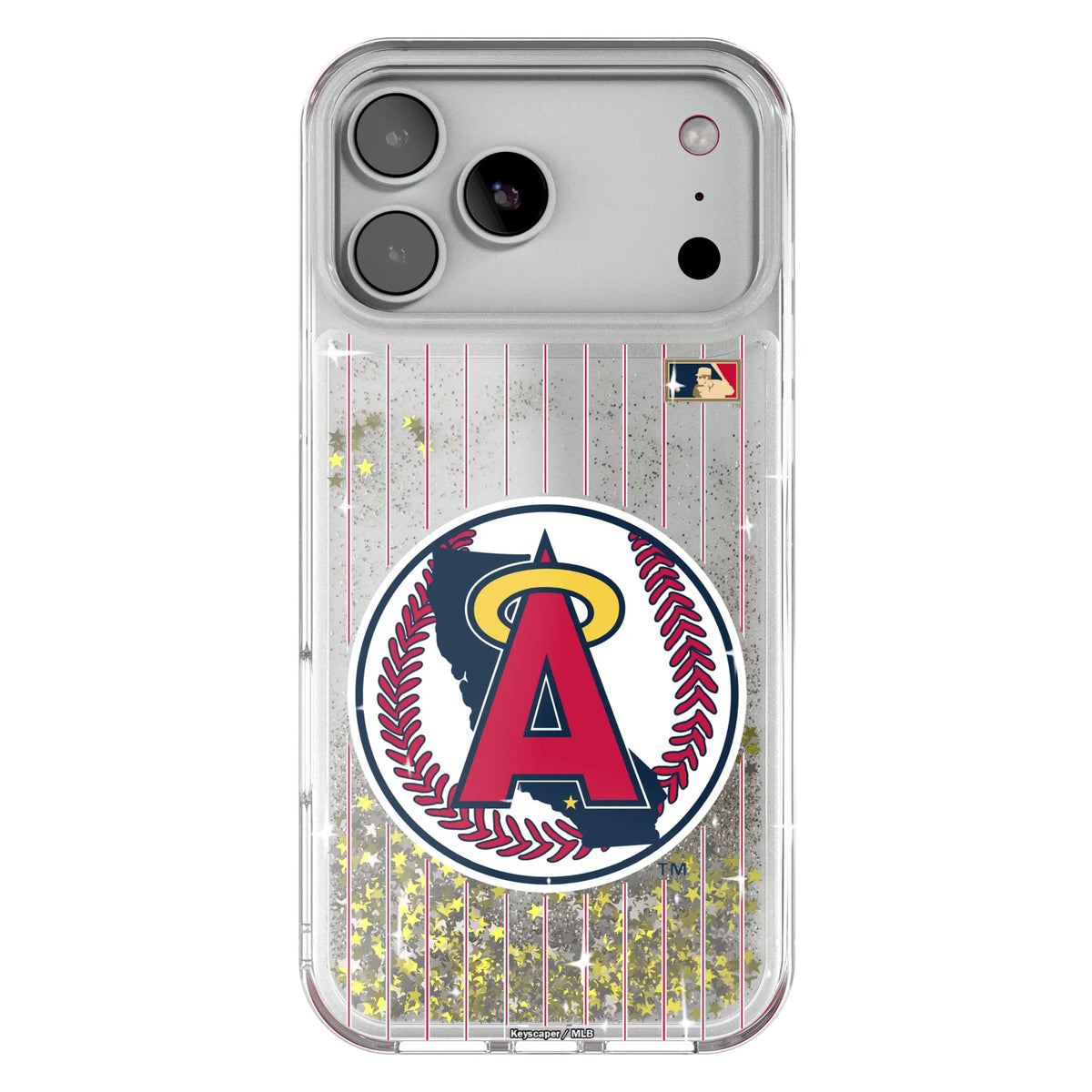 LA Angels 1986-1992 - Cooperstown Collection Pinstripe Glitter Phone Case 20