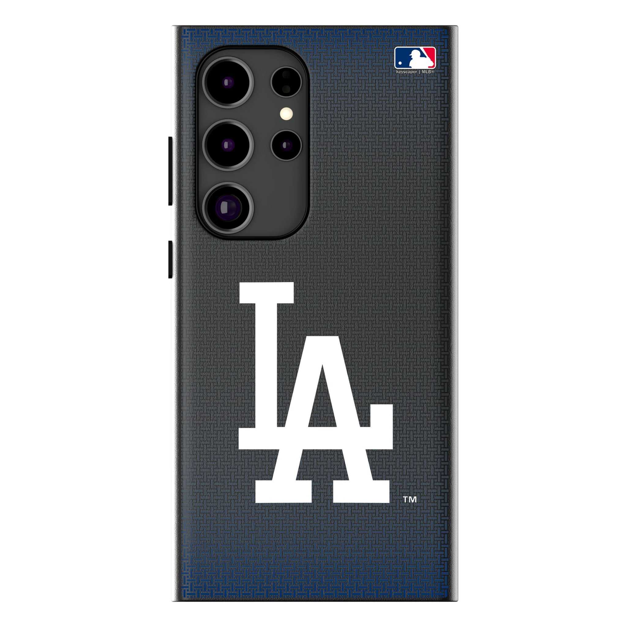 LA Dodgers Linen MagSafe Compatible Phone Case for Samsung Galaxy 10