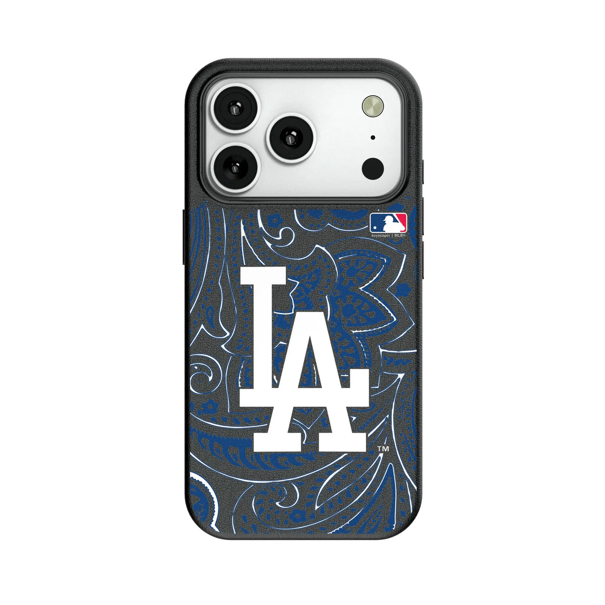 LA Dodgers Paisley MagSafe Compatible Phone Case for Apple iPhone 8