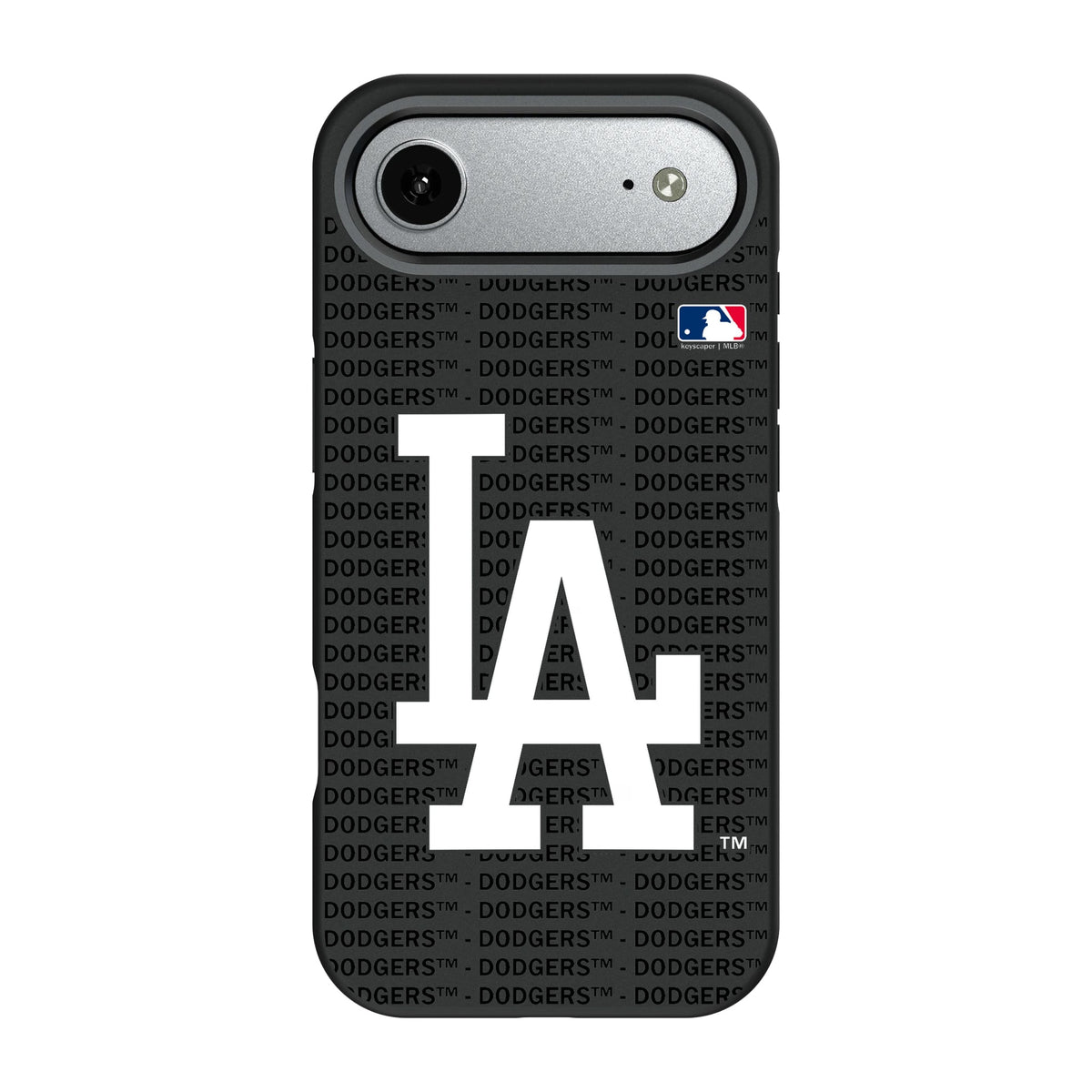 LA Dodgers Text Backdrop Bump Phone Case for Apple iPhone 10