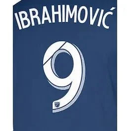 LA Galaxy 2015/19 Away Ibrahimovic #9 Youth Jersey Name Set 1