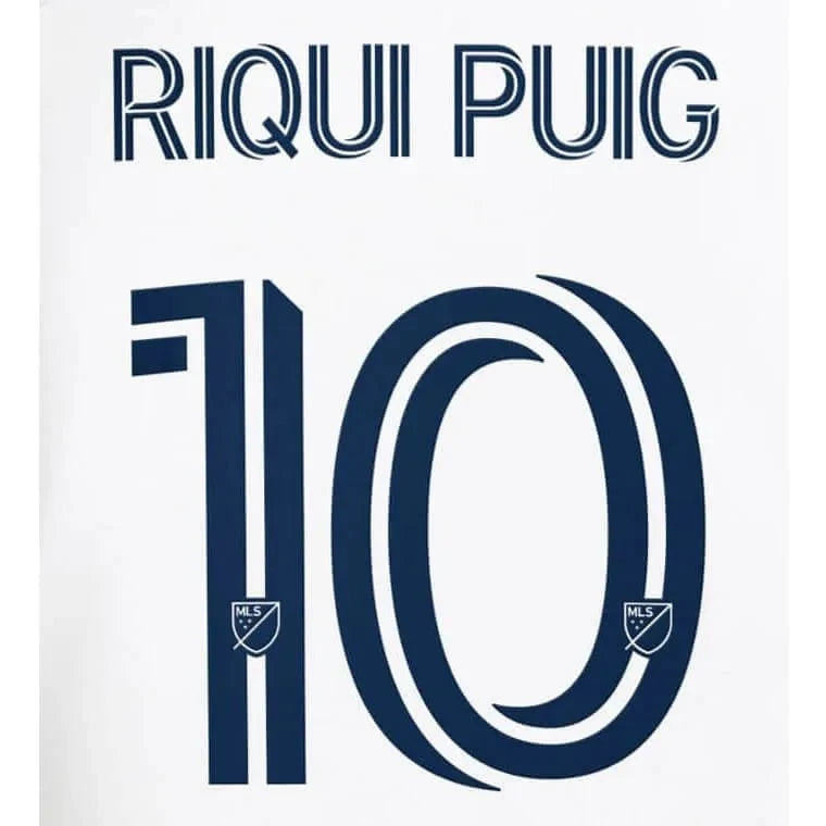 LA Galaxy 2024- Home Riqui Puig #10 Jersey Name Set 1