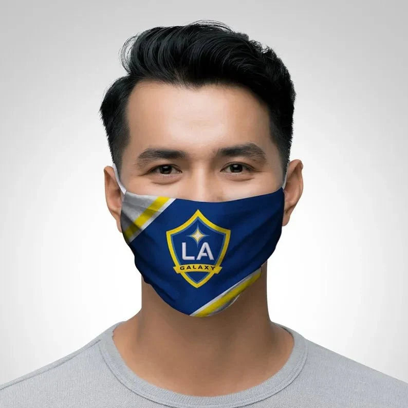 LA Galaxy Face Mask 1