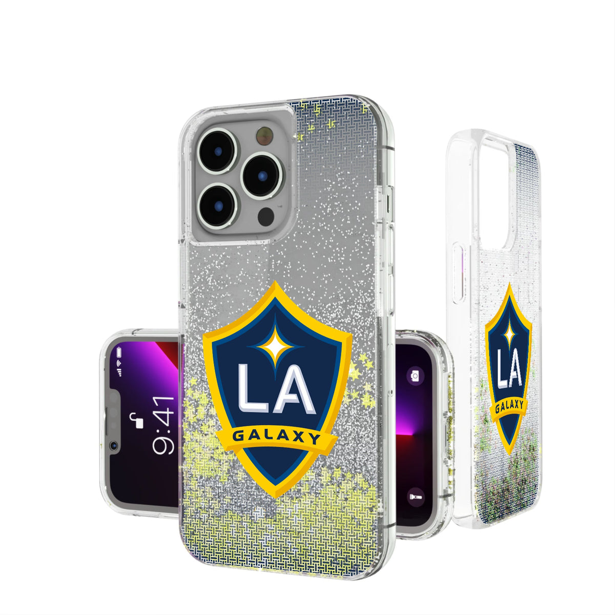 LA Galaxy  Linen Glitter Phone Case 9