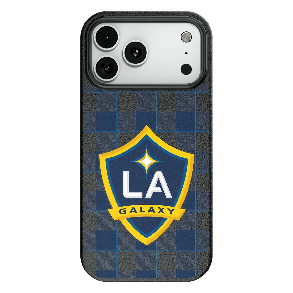 LA Galaxy Plaid MagSafe Compatible Phone Case for Apple iPhone 8