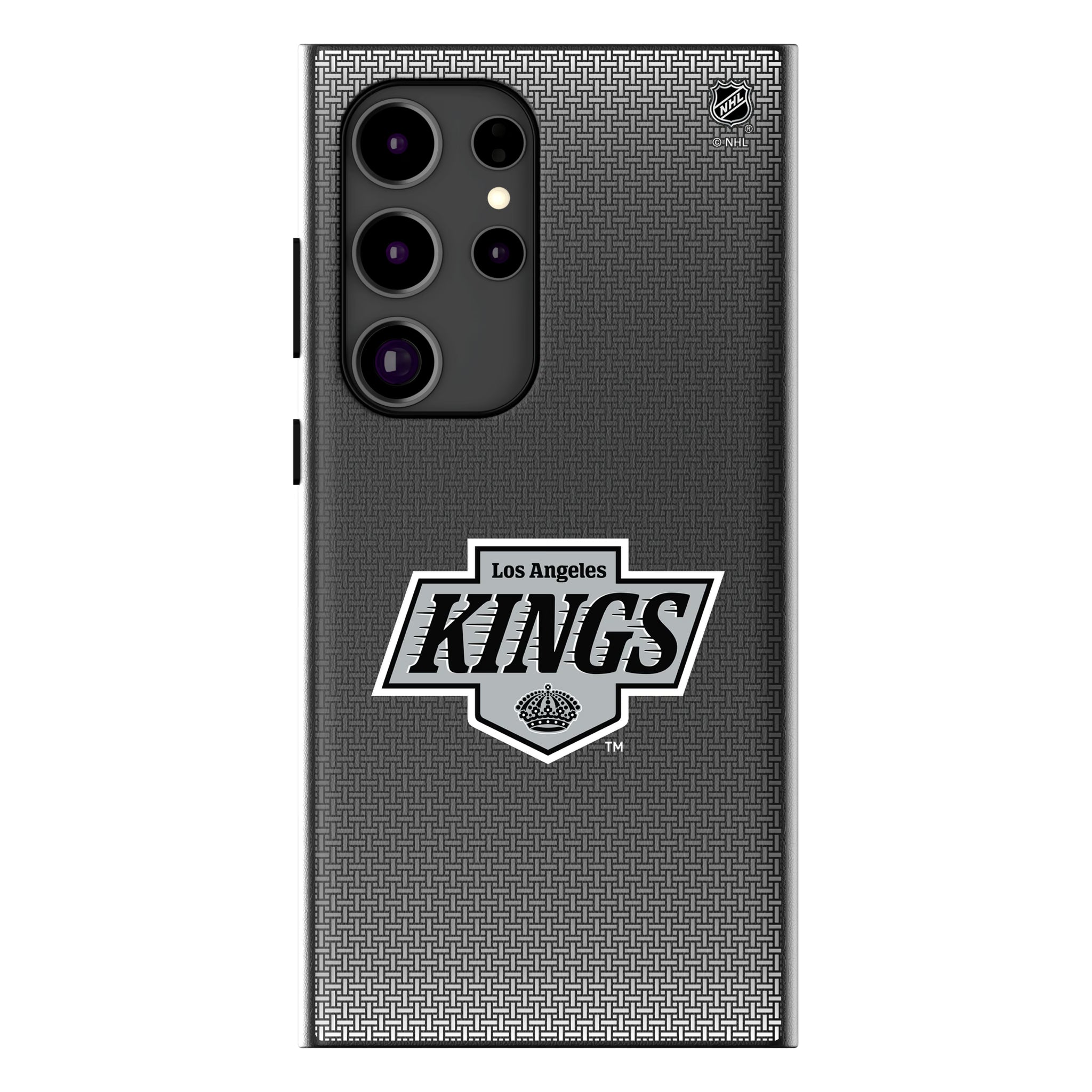 LA Kings Linen MagSafe Compatible Phone Case for Samsung Galaxy 10