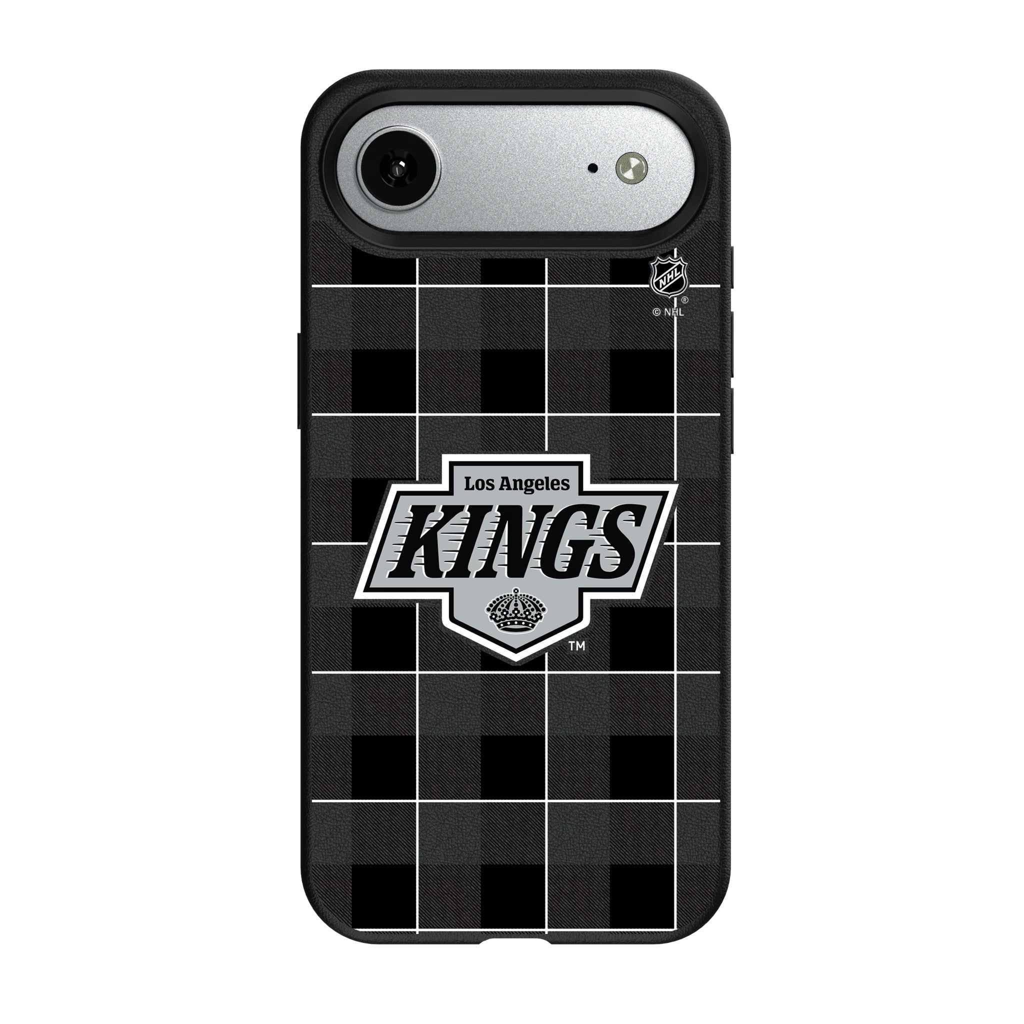 LA Kings Plaid MagSafe Compatible Phone Case for Apple iPhone 8