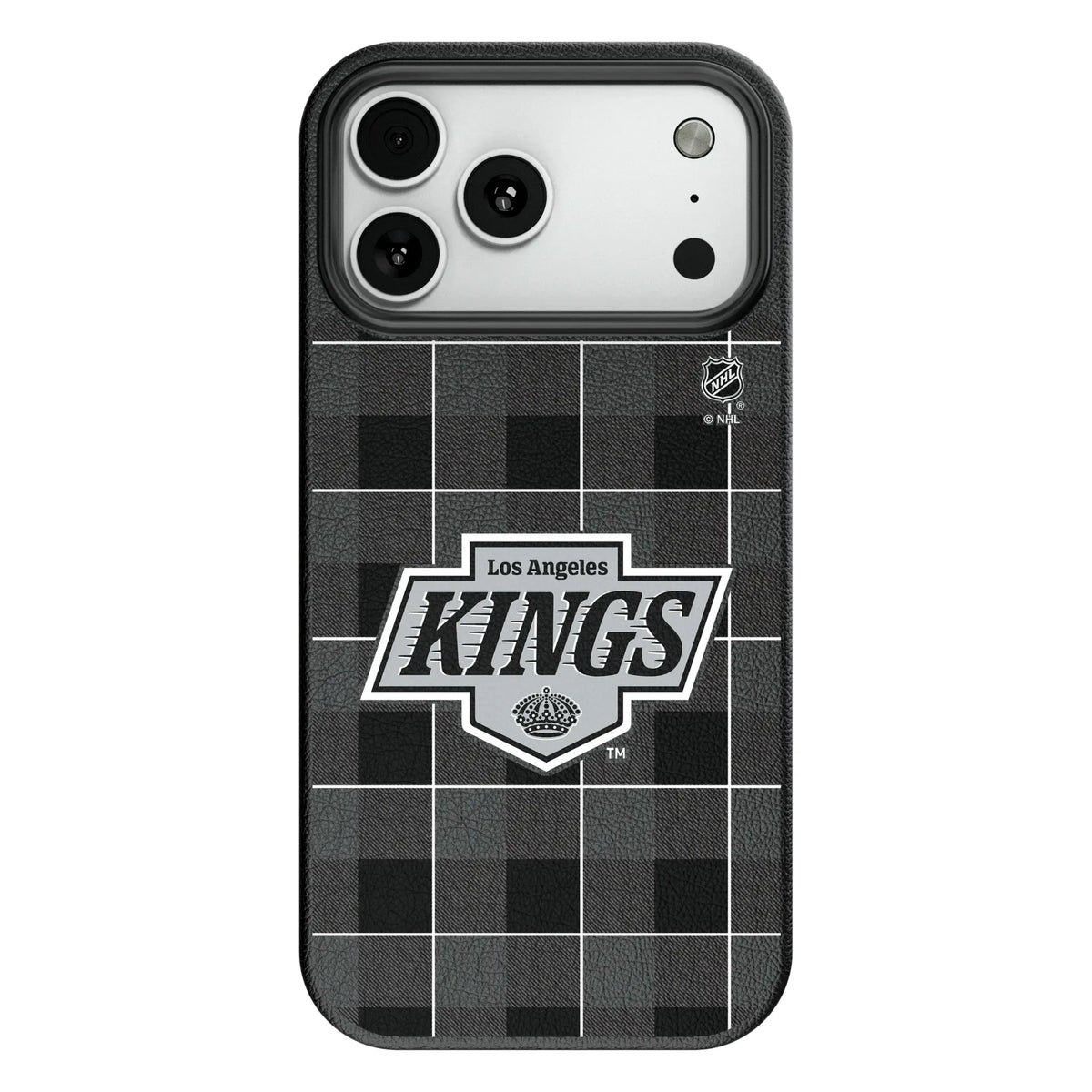 LA Kings Plaid MagSafe Compatible Phone Case for Apple iPhone 12
