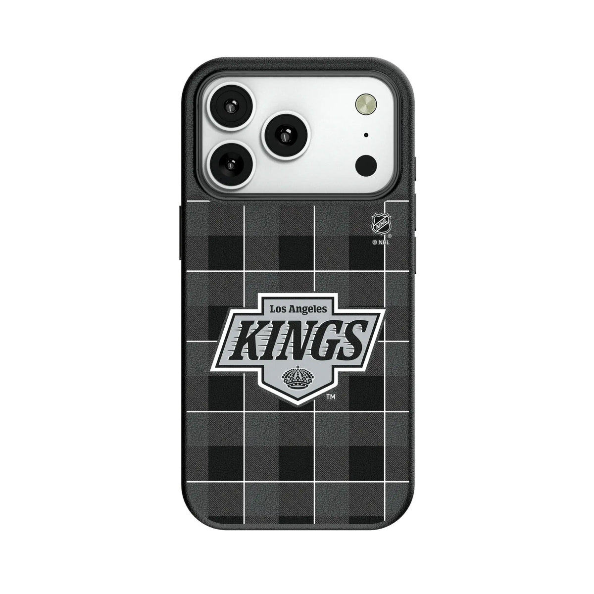 LA Kings Plaid MagSafe Compatible Phone Case for Apple iPhone 11