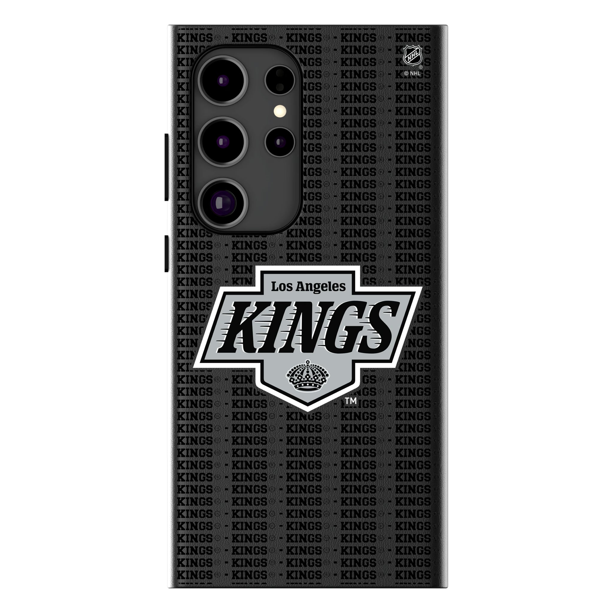 LA Kings Text Backdrop MagSafe Compatible Phone Case for Samsung Galaxy 17