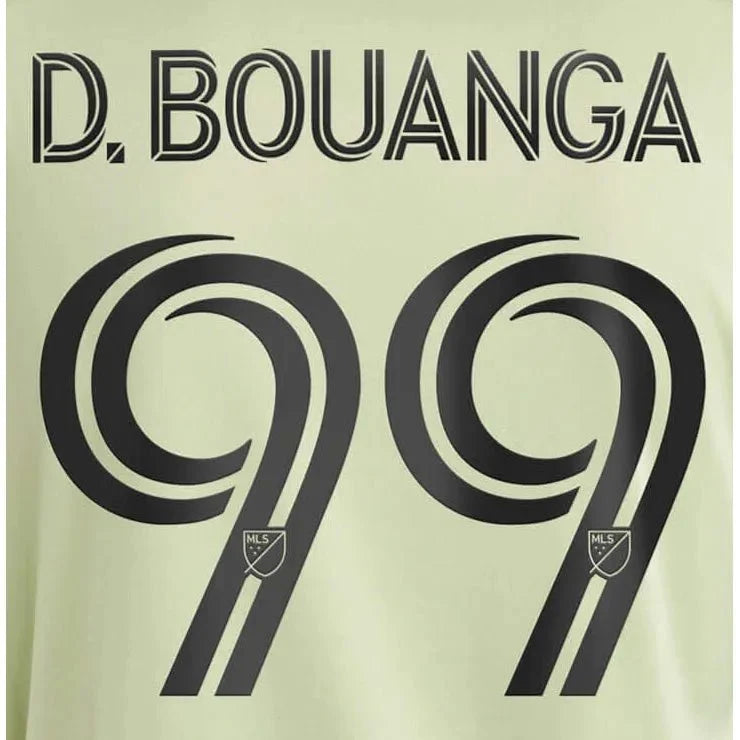 LAFC 2023-24 Away D. Bouanga #99 Jersey Name Set 1