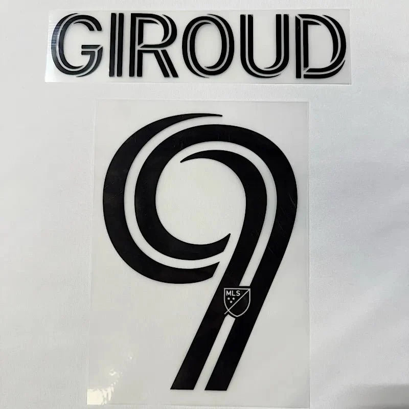 LAFC Away 2024- GIROUD #9 Official Name Set 1