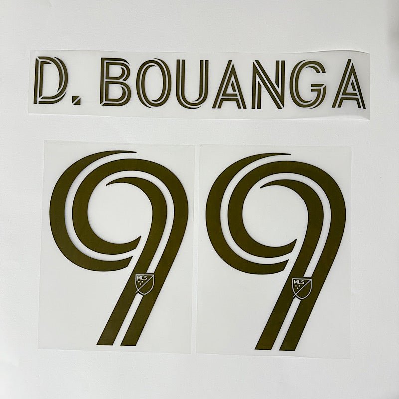 LAFC Away 2025- D. BOUANGA #99 Official Name Set 1