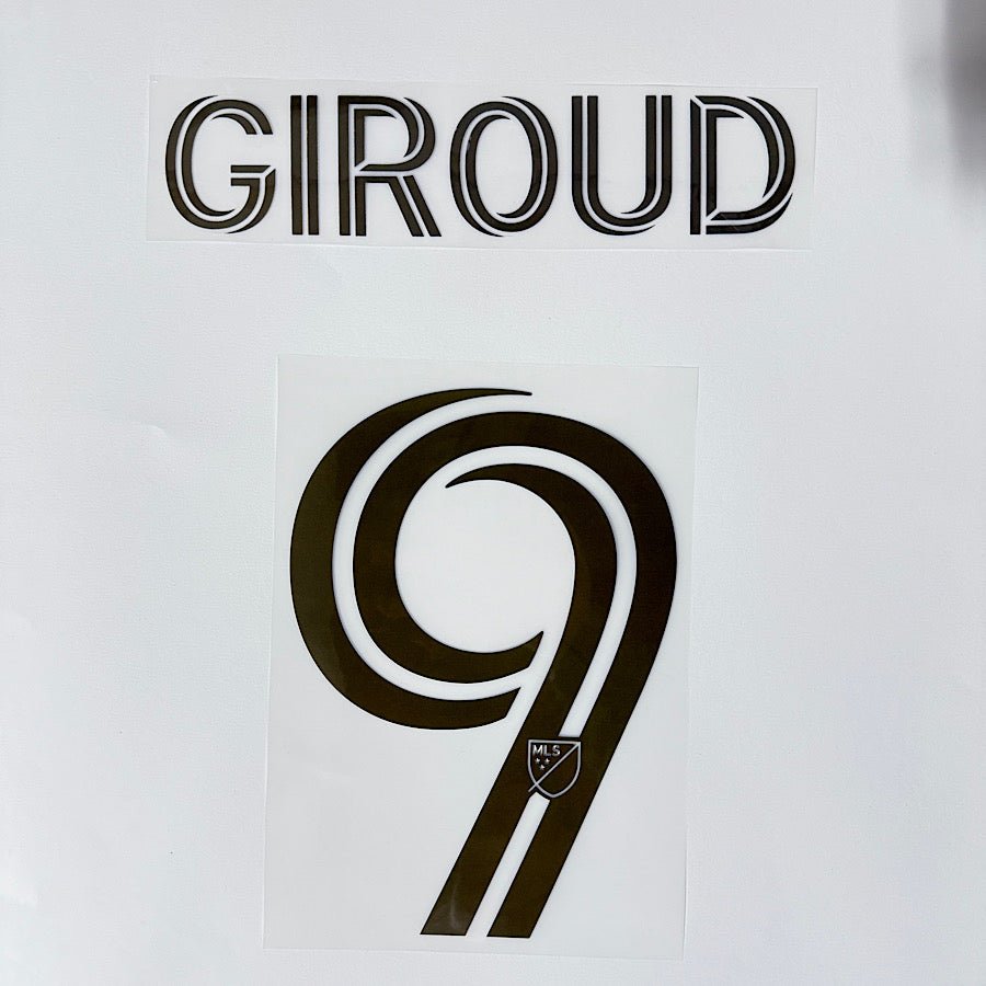 LAFC Away 2025- GIROUD #9 Official Name Set 1