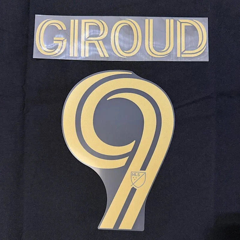 LAFC Home 2024- GIROUD #9 Official Name Set 1
