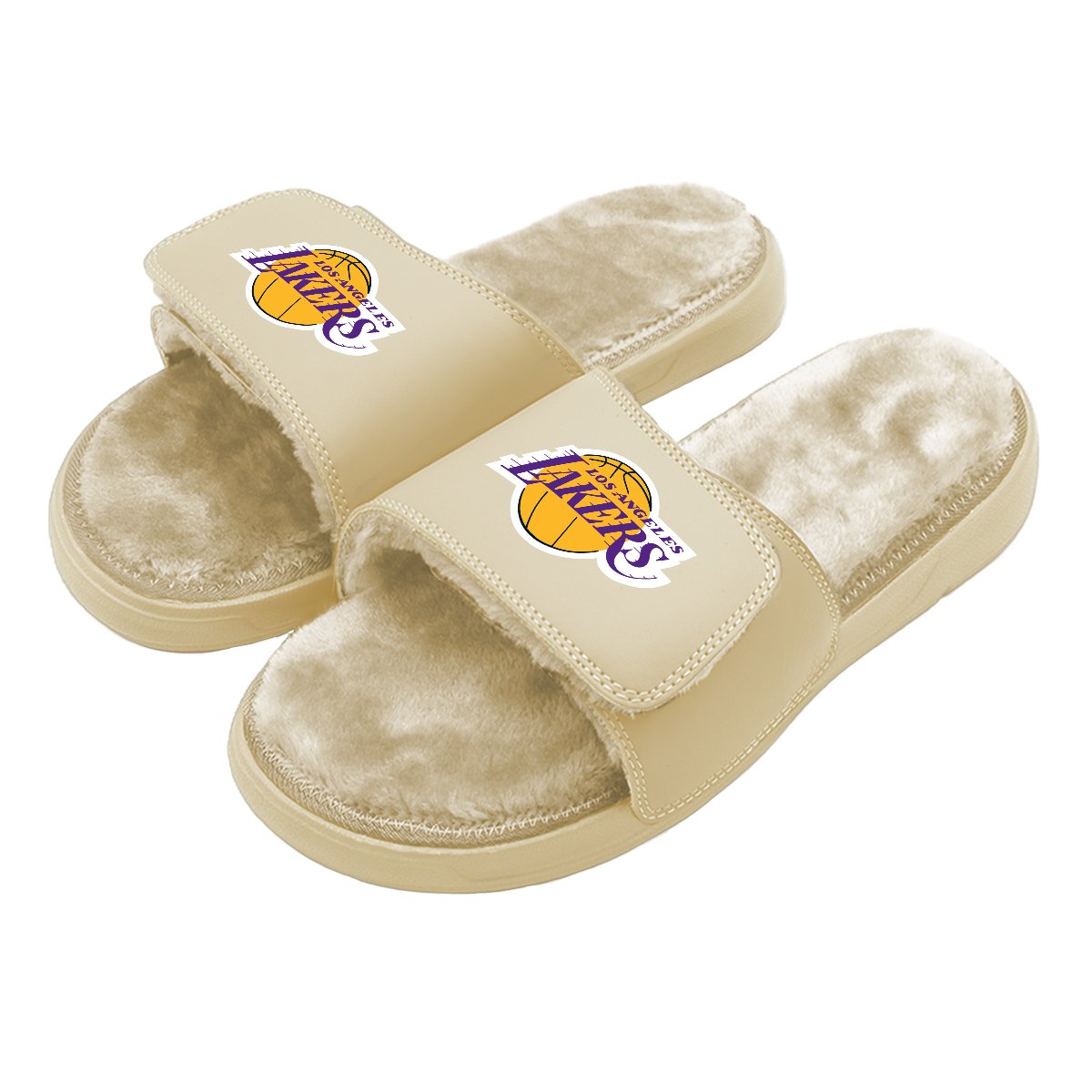 Los Angeles Lakers Primary Fur Slides 3