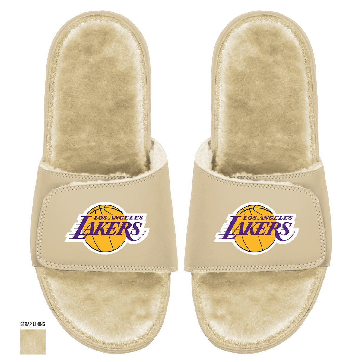 Los Angeles Lakers Primary Fur Slides 4