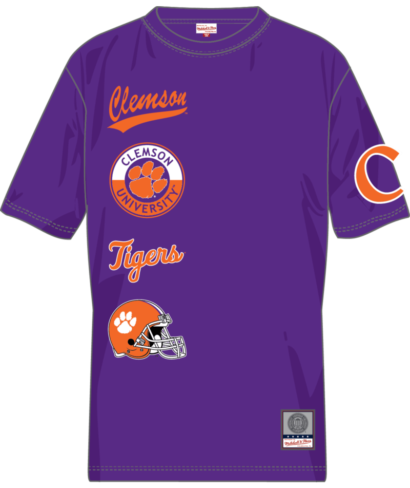 Clemson Tigers - NCAA Red Double Clutch Premium T-Shirt 1