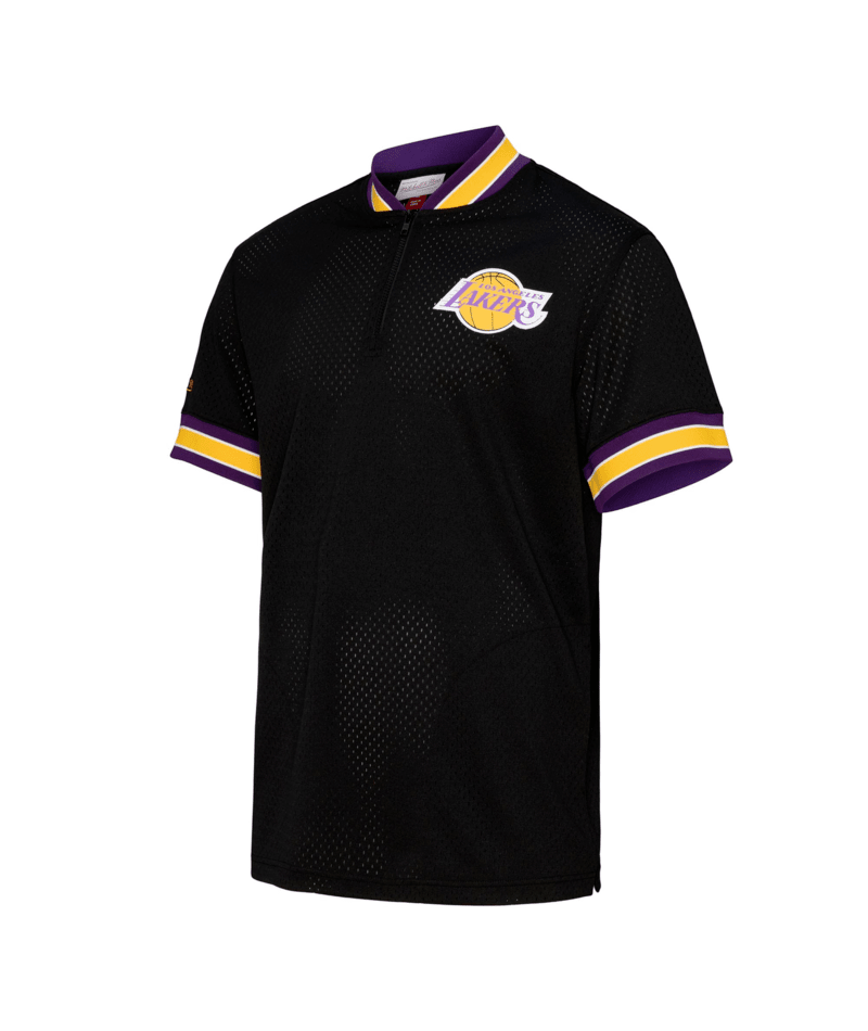 Los Angeles Lakers - Mesh 1/4 Zip T-Shirt 1