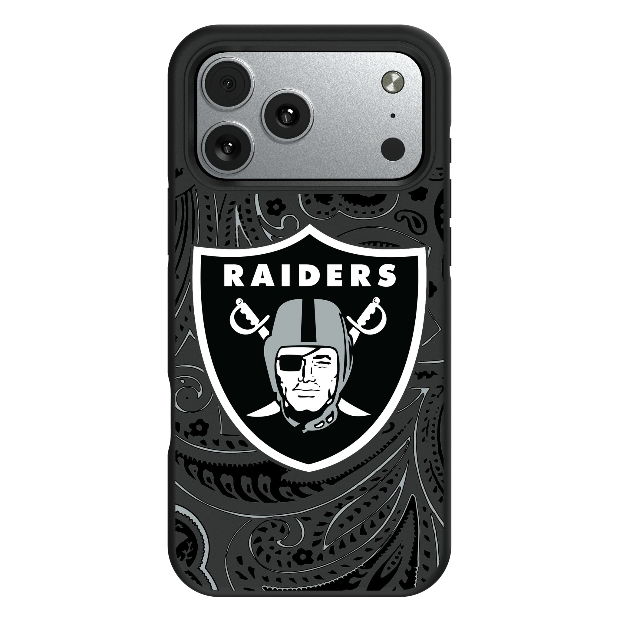 Las Vegas Raiders Paisley Bump Phone Case 11