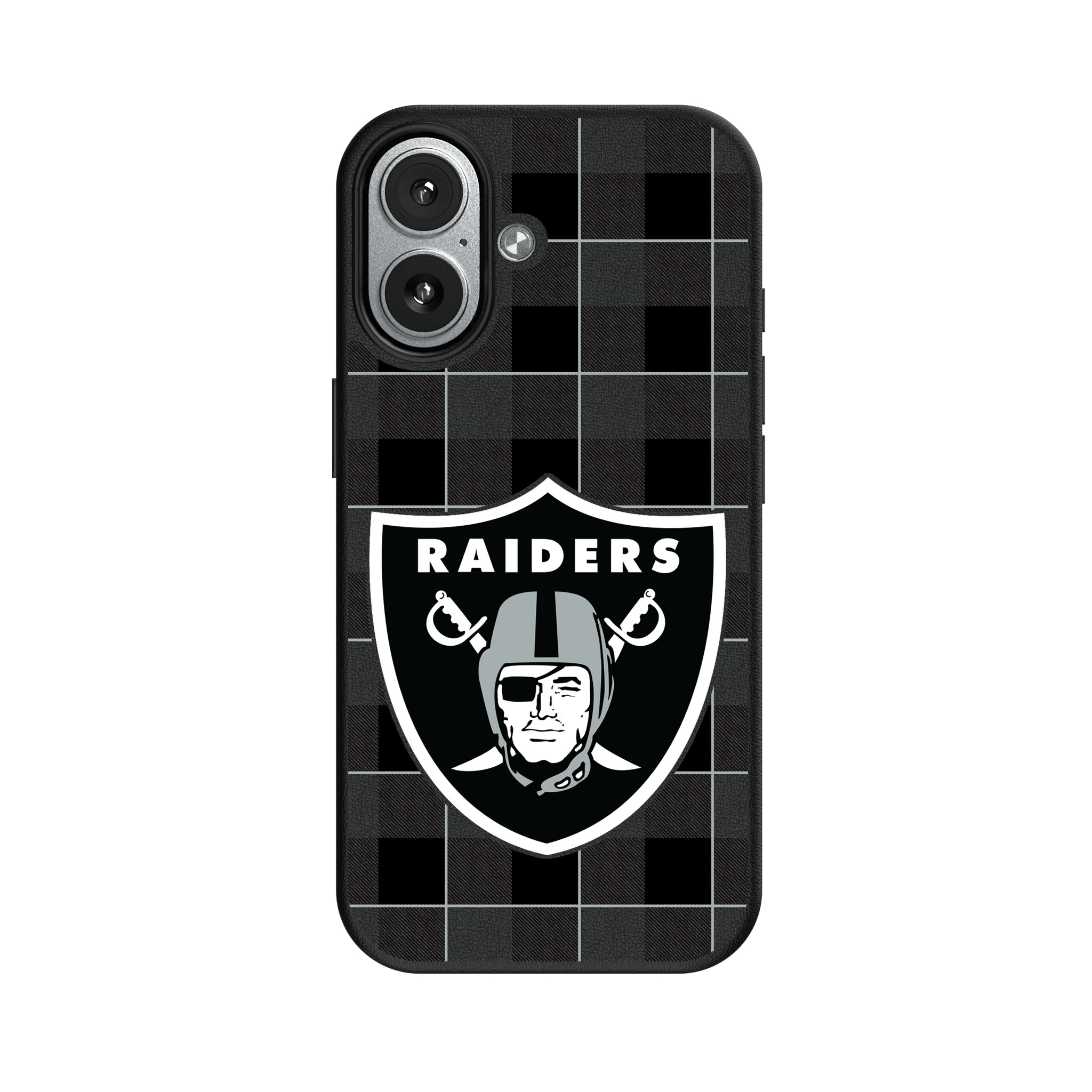 Las Vegas Raiders Plaid MagSafe Compatible Phone Case for Apple iPhone 7