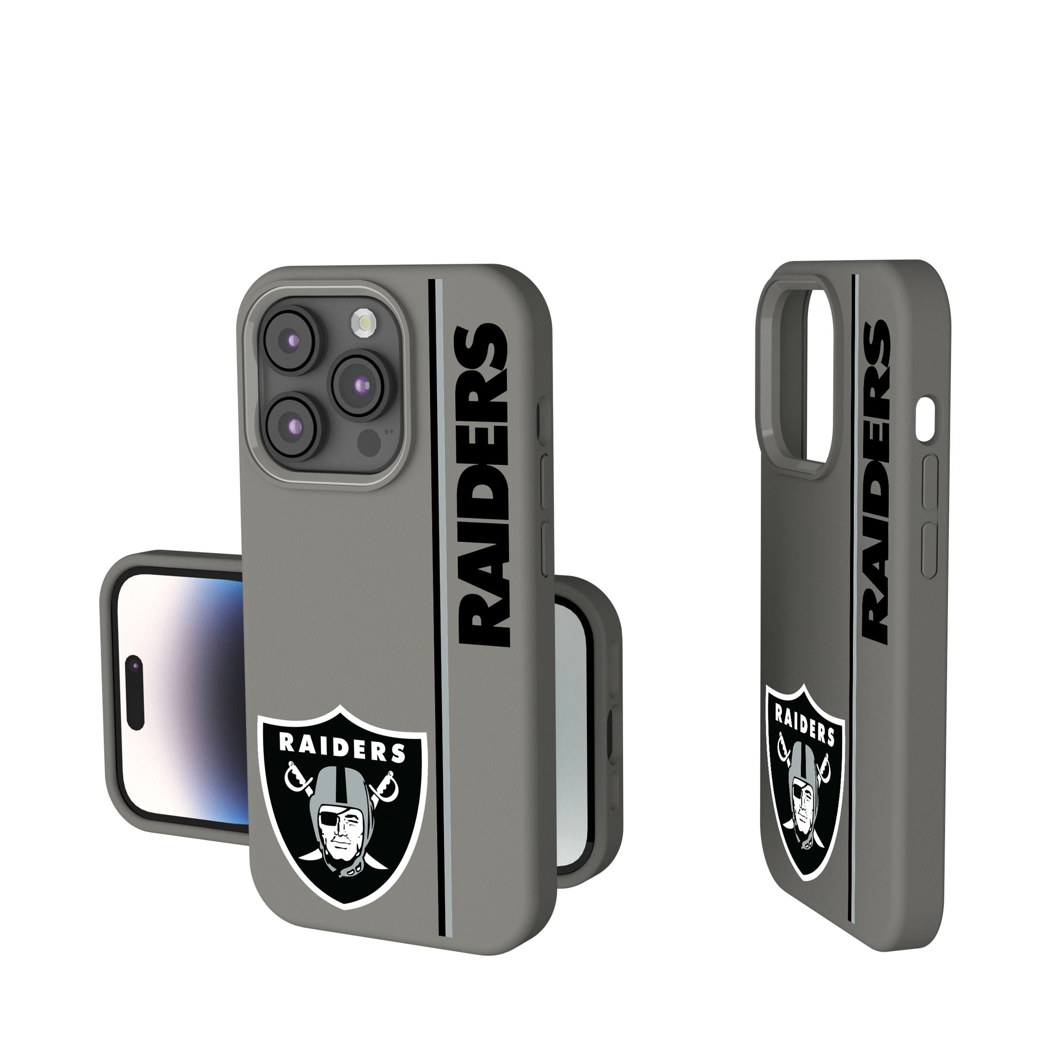 Las Vegas Raiders Sidebar Soft Touch Phone Case 13