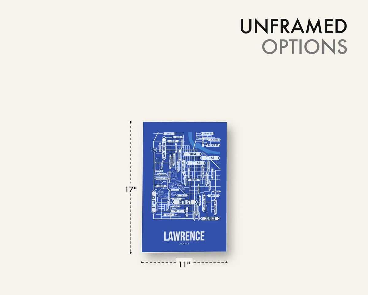Lawrence, Kansas street map 11