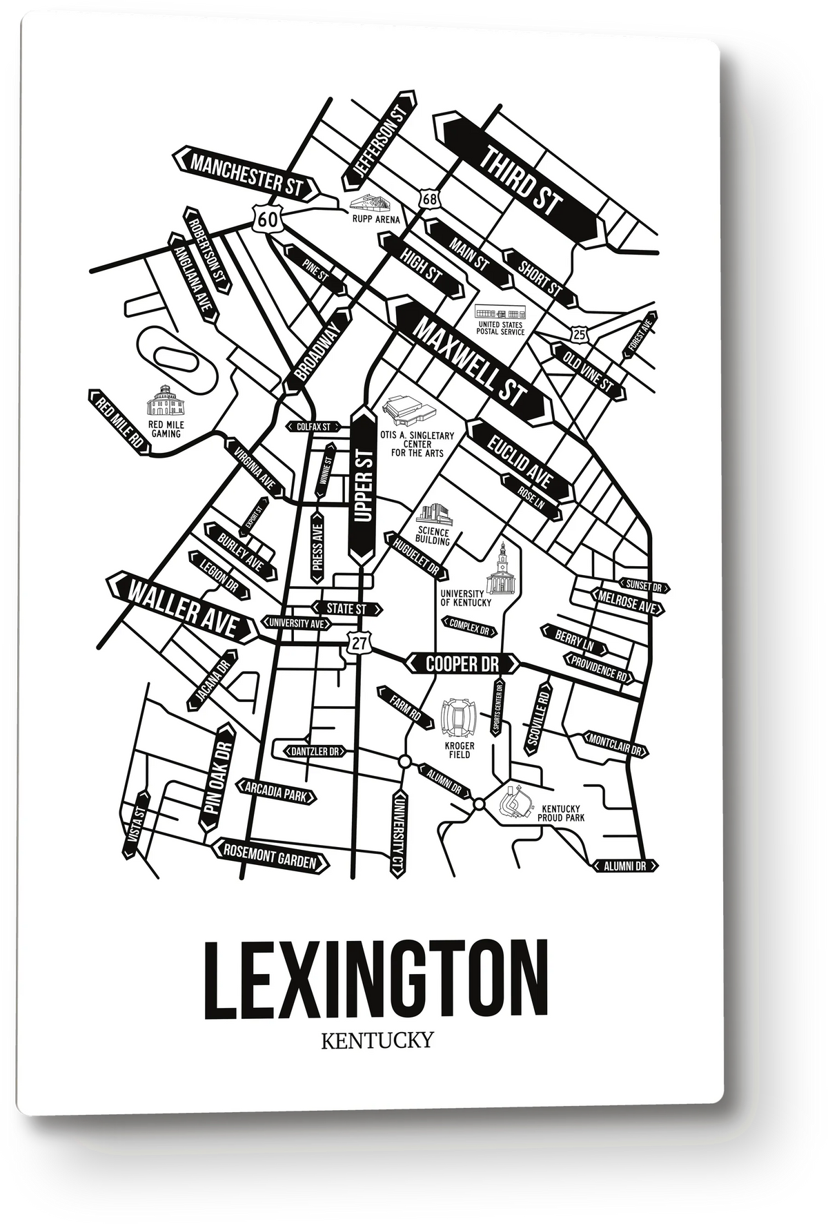 Lexington, Kentucky street map 8