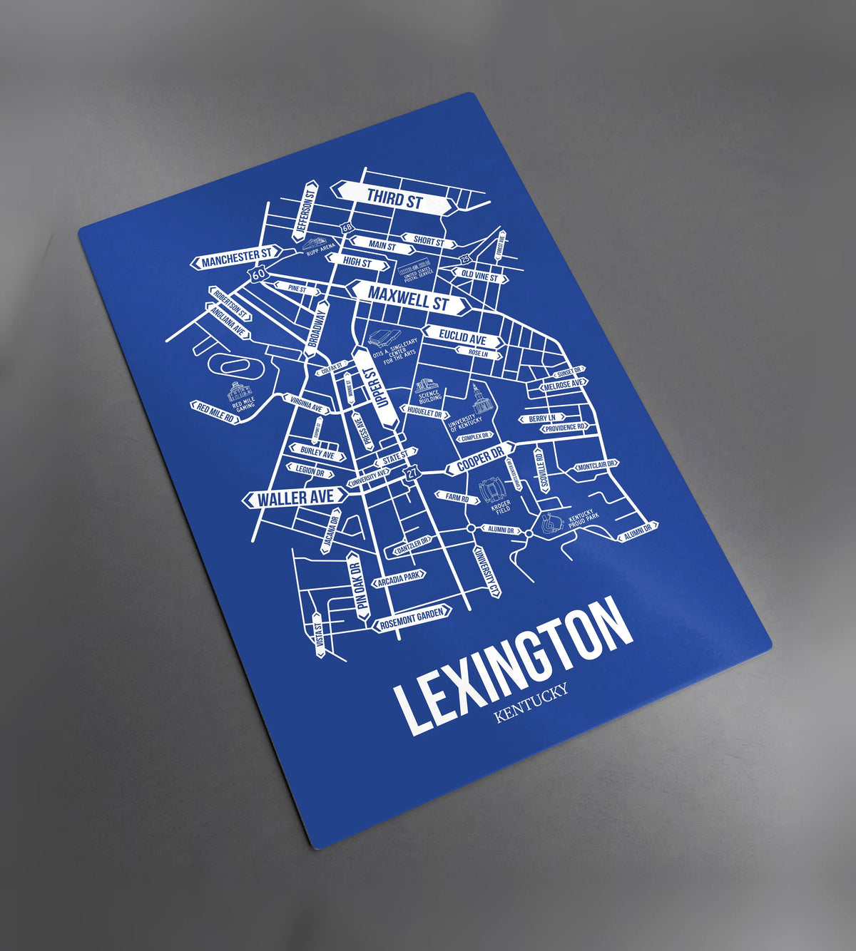 Lexington, Kentucky street map