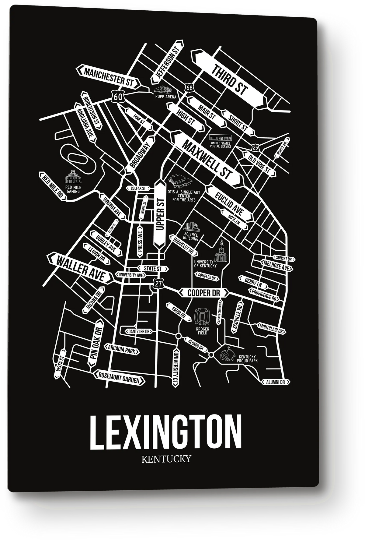 Lexington, Kentucky street map 9