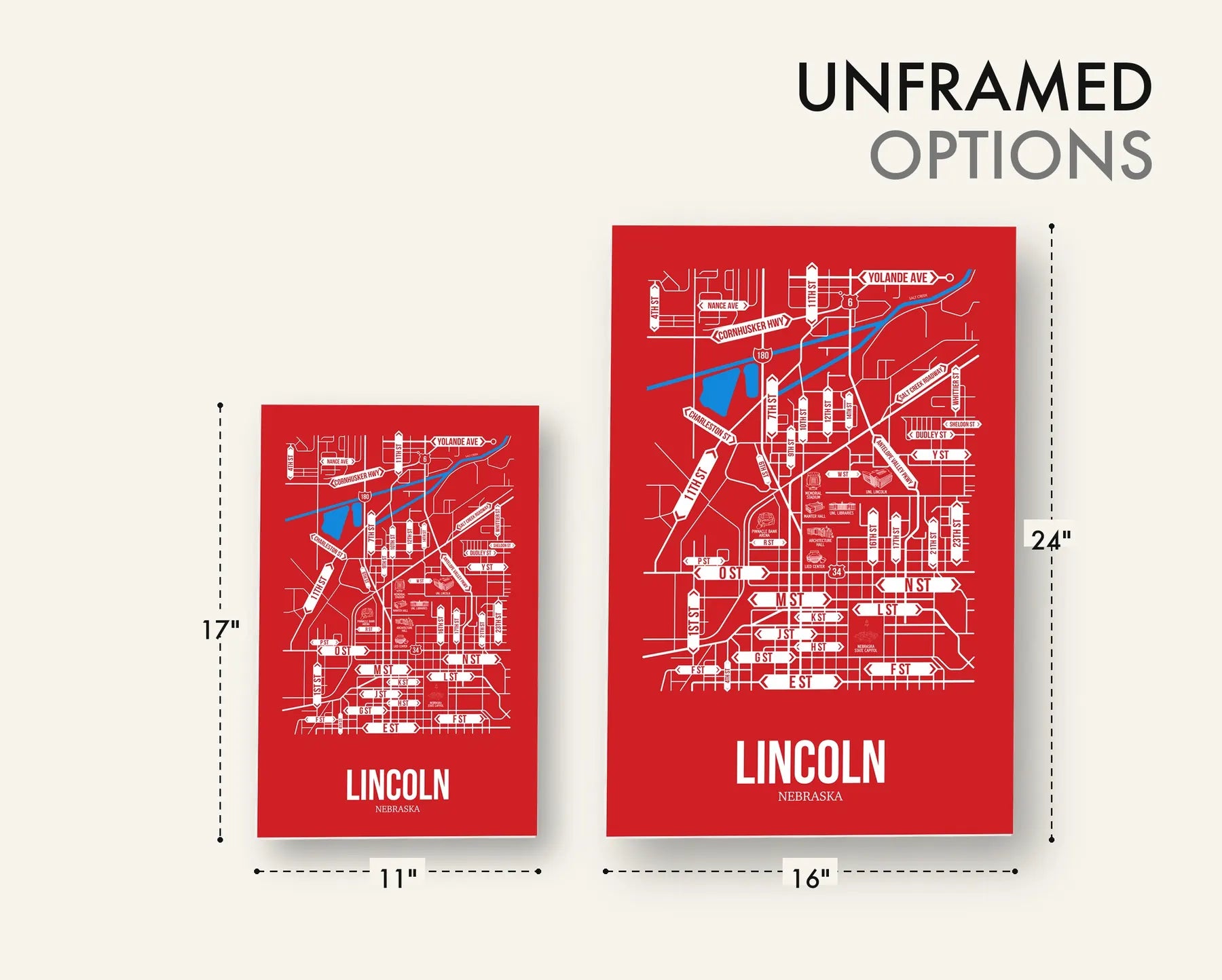 Lincoln, Nebraska street map 10
