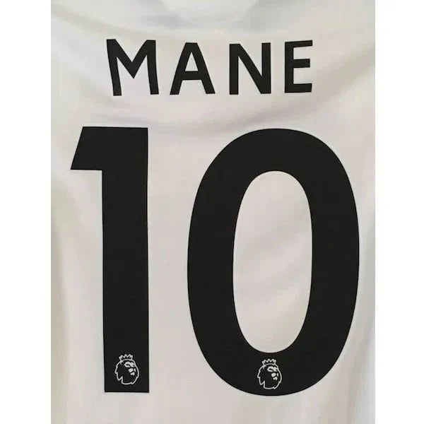 Liverpool 2017/18 Away Mane #10 Jersey Name Set 1