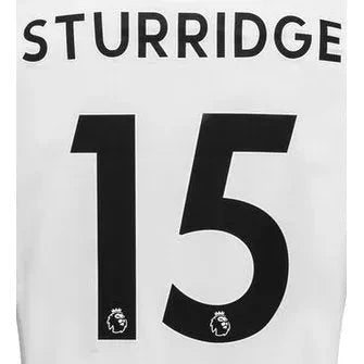 Liverpool 2017/18 Away Sturridge #15 Jersey Name Set 1