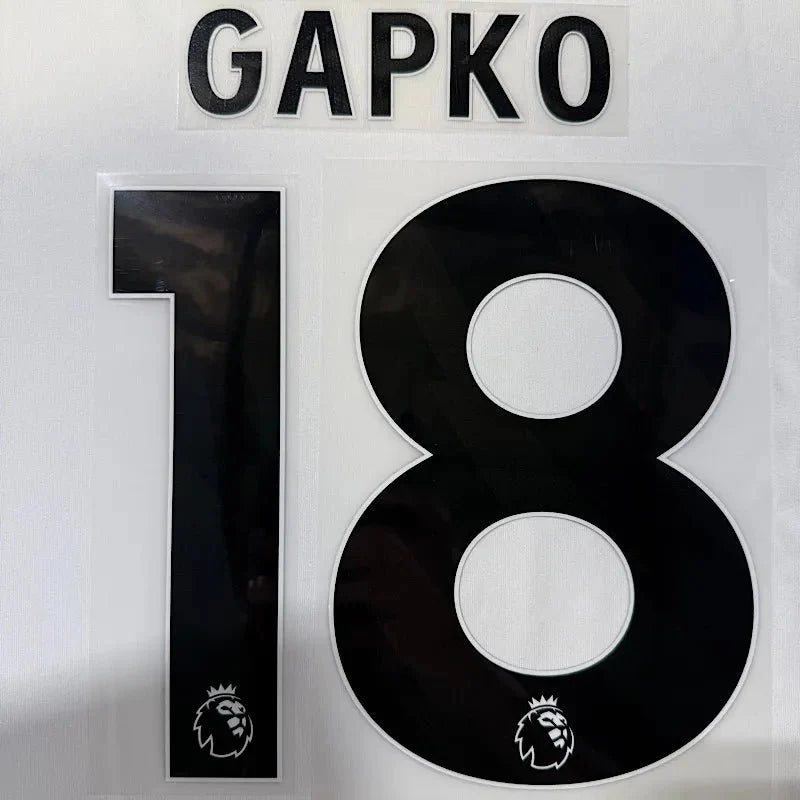 Liverpool 2023-Away Gakpo #18 Youth Jersey Name Set-Black 1