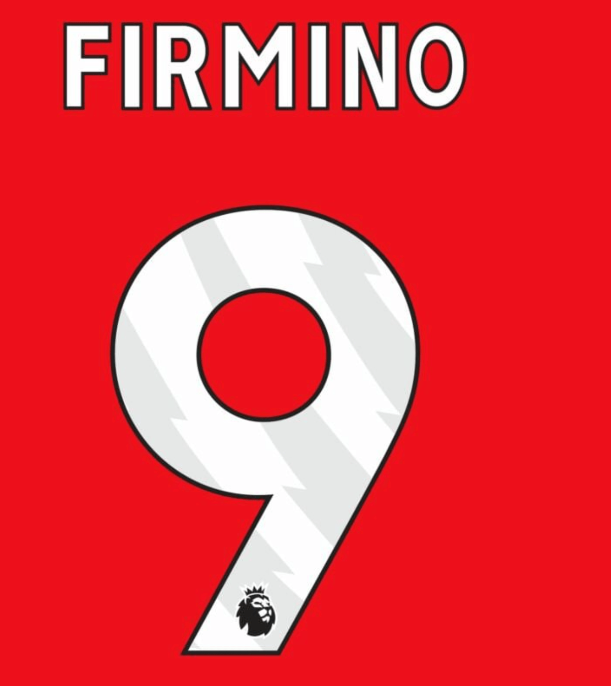 Liverpool 2023- Home Firmino #9 Jersey Name Set-White 1