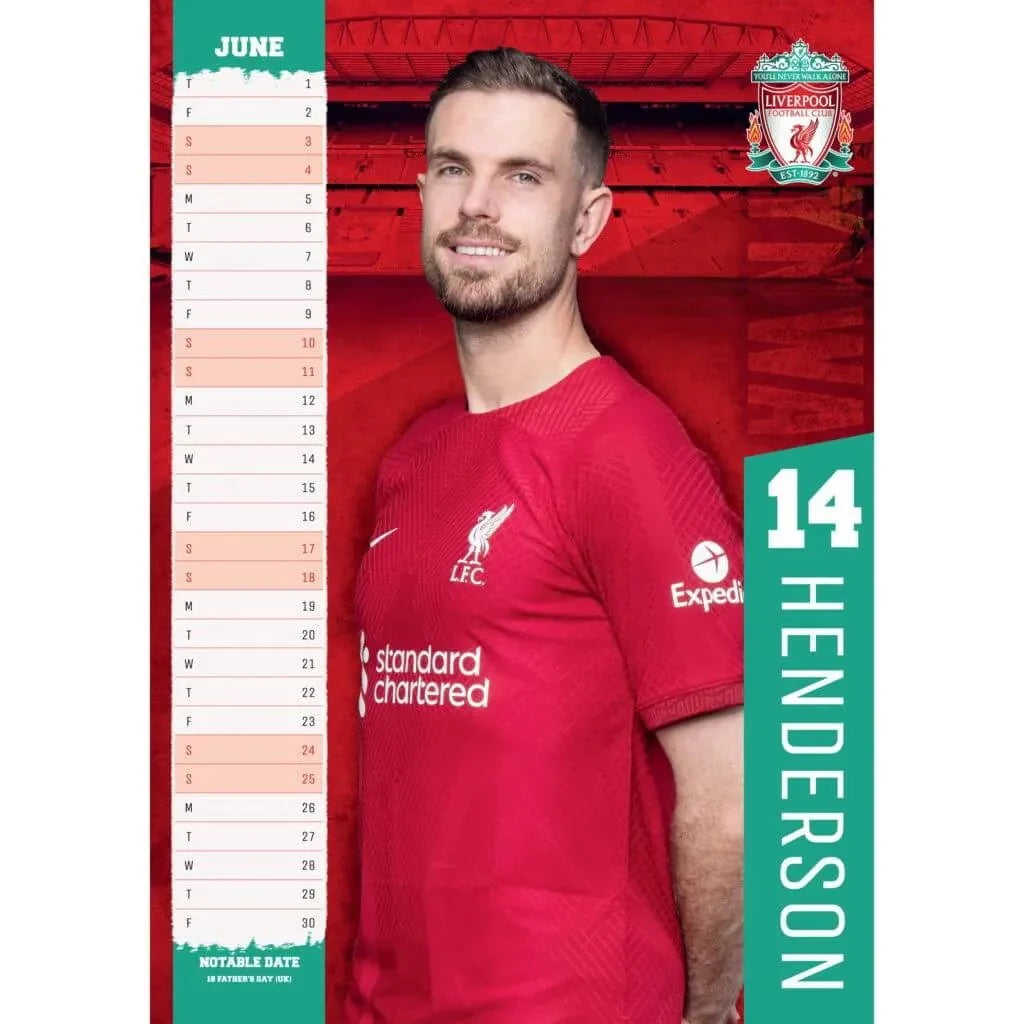 Liverpool 2023 Official Calendar 3