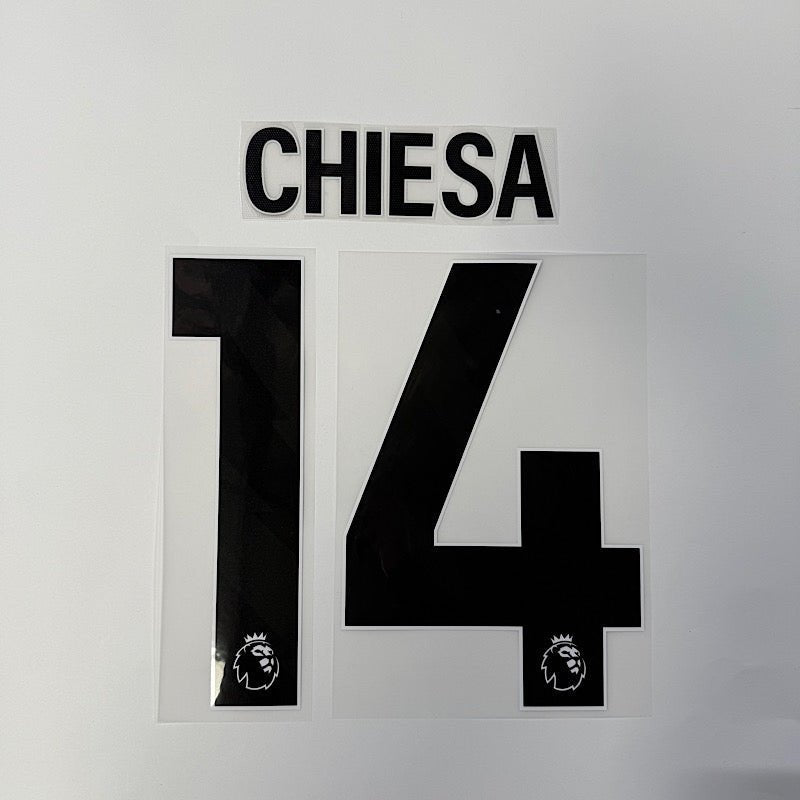 Liverpool 2024-Third CHIESA #14 Official Name Set-Black 1