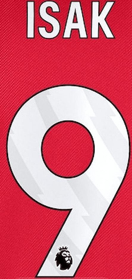 Liverpool 2025-Home ISAK #9 Official Name Set-White 1