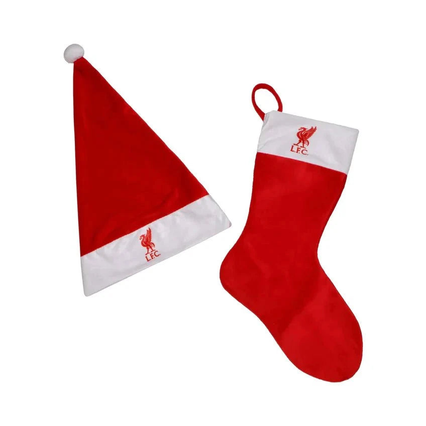 Liverpool Santa Hat & Stocking Set 1