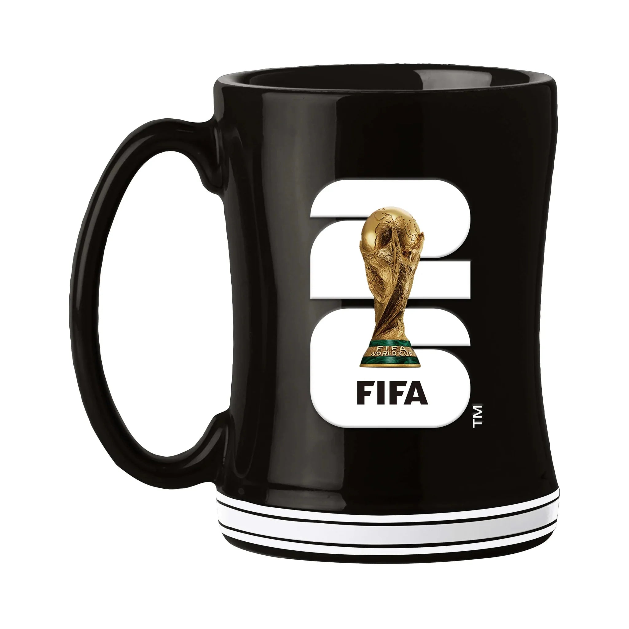 Logo Brands 2026 FIFA World Cup 14oz Black Relief Mug 1