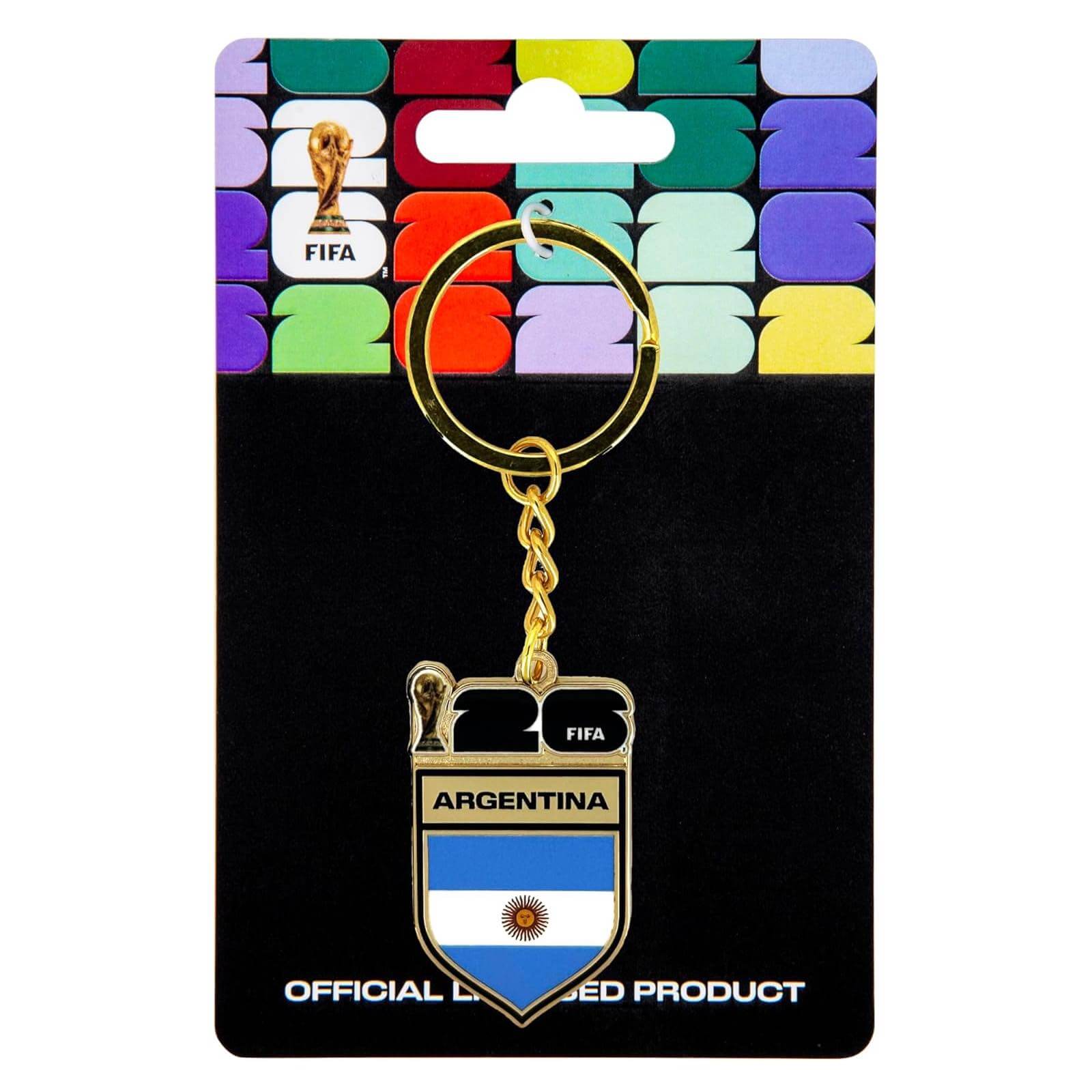 Logo Brands 2026 FIFA World Cup Argentina Flag Keychain 4
