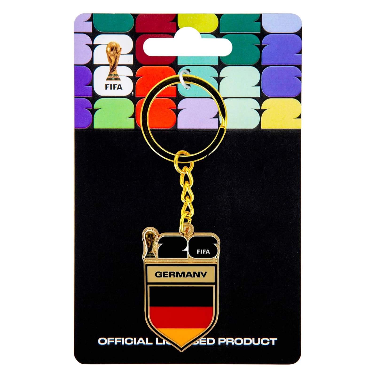 Logo Brands 2026 FIFA World Cup Germany Flag Keychain 4